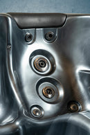 American Outdoor Whirlpool Neptun schwarz anthrazit 215 x 215 cm