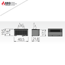 Effekt Feuer für GrillTisch inkl. FB Model Aladin