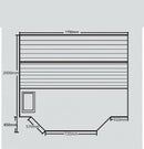 Finnische Sauna Alaska II