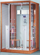 Dampfdusche Arizona inkl. Infrarotsauna 145x90cm