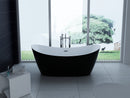 Badewanne Bolsena Black 170x80cm