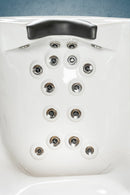 American Outdoor-Whirlpool Neptun Silber grau  215 x 215 cm