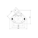 Whirlpool Milano 172x172cm