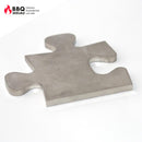 Edelstahl Untersetzer Puzzle Teil Mitte