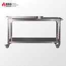 Ofen Edelstahl Untertisch / Groß - für Ofen Uccello