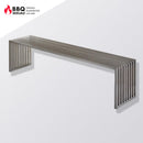 Edelstahl Sitzbank Magic, 188cm - ohne Rückenlehne