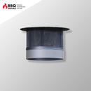 Funkenflughutze - Typ 2 (Kamin mit 70 cm Durchmesser) - Braun